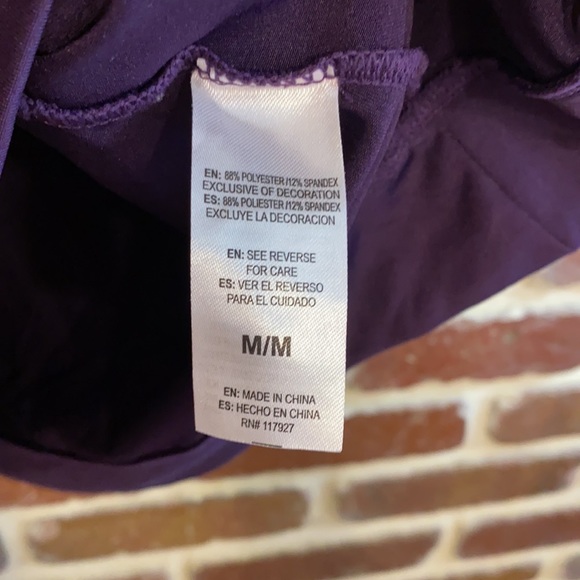 Reebok purple polo shirt size medium - Picture 3 of 4